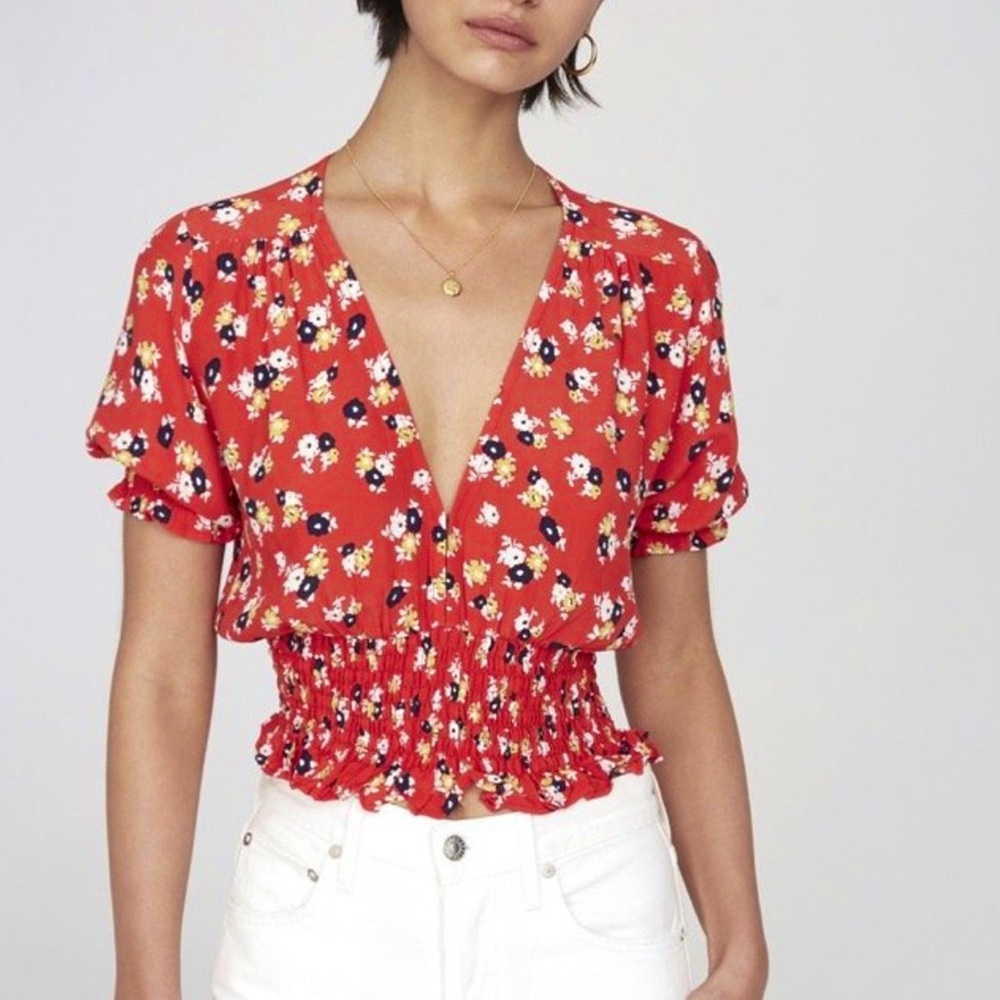 Faithful The Brand Floral Top Size S